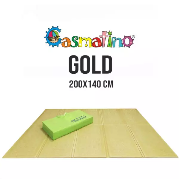 Gold aranyszínű játszószőnyeg 200x140cm - Image 4